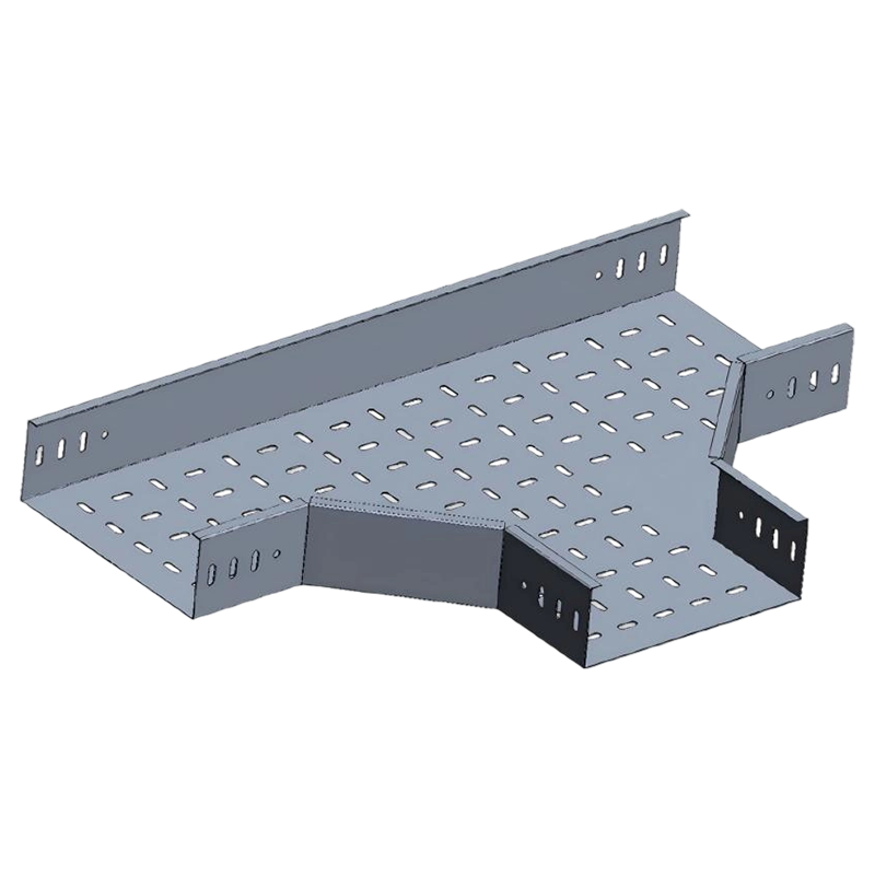 T de bandeja de cables perforada